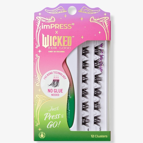 4 Sets imPRESS Wicked Press On Lashes Clusters New - Picture 13 of 16